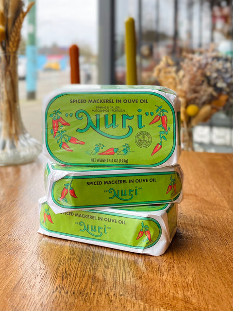 Nuri Spiced Mackerel in Olive Oil