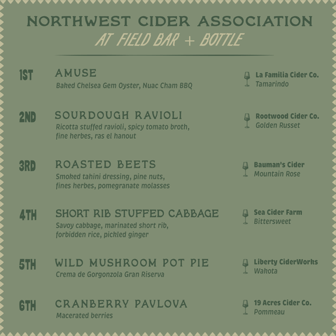 Northwest Cider x Field Bar
